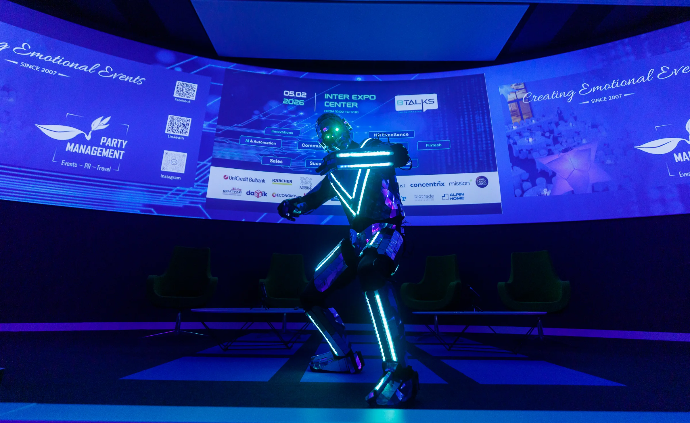 Volt Party Show на събитие Business Talks